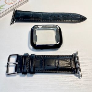 Leather band whit black case
